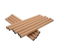 CLISPEED Lot de 10 Tubes en Carton pour Affiches et Posters Réutilisables Diamètre Intérieur 25 CM Longueur 40 CM Adaptés pour Stockage et Expédition de Documents et Objets Artisanaux
