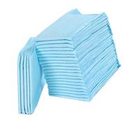 CLISPEED Lot de 100 Alèses Jetables 60X90 CM pour Bébé Adultes et Personnes Âgées Matelas à Langue Absorbants Bords Anti-Fuites en Non-Tissé Doux Alèses d'Apprentissage et Protection