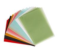 CLISPEED Lot de 100 feuilles de papier vélin translucide coloré de 15 x 10 cm pour imprimantes à jet d'encre, laser, artisanat, dessin, emballage de papier