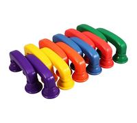 CLISPEED Lot de 12 Téléphones Chuchoteurs Éducatifs en Plastique Abs, Couleurs Vives, Surface Lisse, Jouets pour Bébés et Tout-Petits, pour Apprentissage en Salle de Classe et