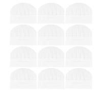 CLISPEED Lot de 12 Toques de Chef en Papier Jetables pour Garçon et Filles Taille Petite Blanches Chapeaux Cuisine pour Jeux de Rôle et Activités Culinaires Protection Hygiénique