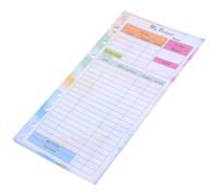 CLISPEED Lot de 14 feuilles de papier épais coloré à 6 trous pour planifier et gérer efficacement les budgets - Design élégant pour bureau et étude