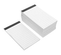 CLISPEED Lot de 14 recharges de papier A7 pour mini bloc-notes, papier blanc, facile à utiliser et lisse au toucher, pour planification quotidienne et notes de travail, 7,6 x 12,7 cm