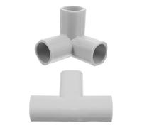 CLISPEED Lot de 2 accessoires de parc en T - Articulations en forme de T pour parc de jeu - Zone de jeu stable pour un ajustement facile - Diamètre du tube :