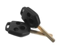 CLISPEED Lot de 2 Coques de Clé de Remplacement pour Télécommande 3 Boutons de Voiture, Étui Porte-clés en Plastique Vierge sans Logo, Protection Anti-rayures, Confort et Maintien