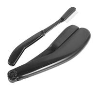 CLISPEED Lot de 2 peignes à cils réutilisables avec aiguille en acier et matériau plastique pour une séparation précise des cils et un toilettage, pour les voyages et les voyages d'affaires