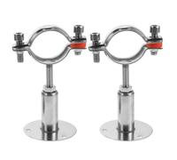 CLISPEED Lot de 2 Porte-Bouteilles Muraux Ajustables en Métal pour Vin Casier à Vin Mural Moderne 38-40Mm Réglable Jusqu’À 95Mm Support Mural Polyvalent Cuisine Bar et Salle à Manger
