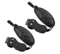 CLISPEED Lot de 2 sangles de poignet pliables et légères avec tissu PU antidérapant pour une prise en main sûre pour appareils photo reflex numériques et photographie en plein air