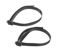 CLISPEED Lot De 2 Sangles De Repose-Pieds Réglables pour Rameur en Nylon Haute Résistance avec Boucle Plastique, Accessoires De Fixation pour Matériel D'aviron, Soutien pour Fitness à Domicile