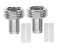 CLISPEED Lot de 2 tubes en céramique avec pointe en métal - Source de lumière rouge - Multifonction - Facile à enlever - Pour la présentation et l'entretien - Construction en céramique et métal