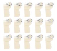 CLISPEED Lot de 20 Capuchons Robustes en Plastique pour Rails de Rideaux Coulissants Embouts Compacts pour Rails de Fenêtres Accessoires Pratiques pour Fixation et Protection de Plafond