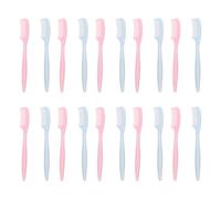 CLISPEED Lot de 20 Peignes en Plastique pour Toilettage Doux des Petits Animaux, Kit de Démêlage et Contrôle Perte de Poils pour Lapins et Cobayes à Domicile