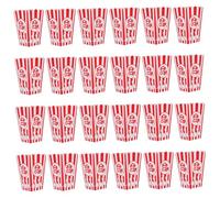 CLISPEED Lot De 24 Seaux À Popcorn Plateaux À Popcorn Boîtes Boîtes Friandises Accessoires Conteneurs Conteneurs Bonbons Mini