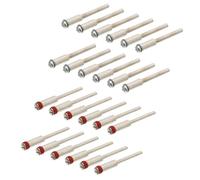 CLISPEED Lot de 24 Set de Set de Porte-disques à Tronçonner en Alliage pour Outils Rotatifs, Mandrins à Vis Pratiques et Robustes, Conçu pour Abrasifs en Tissu et Usage Professionnel