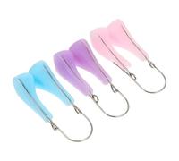 CLISPEED Lot de 3 Pinces à Nez en Silicone pour Rehausser le Nez Plat sans Gêner la Respiration Travail, Outils de Beauté Pratiques pour Affiner le Visage