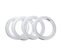 CLISPEED Lot De 4 Anneaux Anti-Morsure en Aluminium pour Nichoirs D’Oiseaux, Protections Métalliques De 10 Cm, Usage Domestique, Accessoires pour Boîte D’élevage D’Oiseaux