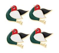 CLISPEED Lot De 4 Broches Badges Kufiya Palestine États-Unis Palestine Étole Pastèque Accessoires Drapeau Palestinien Épingles À Revers Porte-Clés Osdream Cercles Alliage