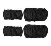 CLISPEED Lot De 4 Housses De Roue De Poussette, Protections Anti-poussière Et Anti-saleté, Grosse Et Petite Taille, Petites Housses à Scratch, Accessoires Pratiques Pour Poussette Bébé