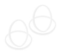 CLISPEED Lot de 4 Joints D'étanchéité en Silicone pour Mixeur, Joint de Couvercle Carré 2l 13,5 Cm, Pièces de Rechange Solide pour Blender Haute Vitesse, Accessoires Cuisine Pratiques