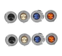 CLISPEED Lot De 4 Paires De Boutons De Manchette pour Chemise : Accessoires De Bijoux Uniques en pour Homme, Père, Mari, Petit,