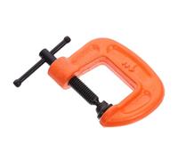 CLISPEED Lot de 4 pinces de fixation de table en acier robuste avec supports de serrage réglables en forme de C de 2,5 cm pour le travail du bois et les environnements de travail