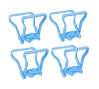 CLISPEED Lot de 4 Poignées Porte-Bouteille d'eau Antidérapantes en Plastique Épais Bleu Lève-Bouteilles pour Seaux et Bidons de 4 litres pour Randonnée Camping et Transport Réutilisable