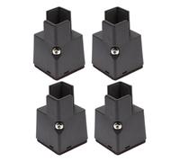 CLISPEED Lot de 4 Rehausseurs de Lit Réglables en ABS Antidérapant Hauteur 5 CM Compatibles Pieds de Meubles 22-42 MM pour Tables Bureaux et Canapés - Protection Sol et Stabilité