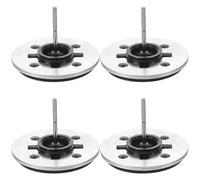 CLISPEED Lot de 4 roues rotatives en métal de type Tn-21 - Rouleau de pincement en métal haute résistance pour l'entretien du lecteur de cassette avec une meilleure qualité sonore et amortissement des