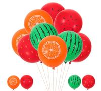 CLISPEED Lot De 40 Ballons Gonflables À Paillettes Pour Piscine Fruits Légumes Fête D'Été Plage Fête Tropical Arche Émulsion Marguerite