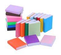 CLISPEED Lot de 40 livres vierges miniatures : mini accessoires de livre pour maison de poupée - Mini carnets colorés pour loisirs créatifs, décoration pour enfants, accessoires de scène Bjd
