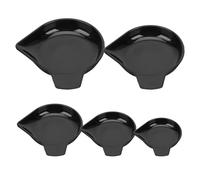 CLISPEED Lot de 5 Plateaux de Balance Électronique en Plastique PP Réutilisable Multifonctions Tailles Variées Accessoire de Pesée Cuisine et Bijoux Plateau de Remplacement Précis pour