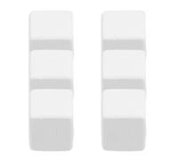 CLISPEED Lot de 6 Blocs Minéraux Naturels pour Aquarium et Terrariums de Lézards, Pierre Blanche pour Broyage des Dents et Renforcement du Système Immunitaire