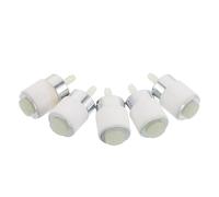 CLISPEED Lot de 6 Filtres à Carburant de Rechange pour Tronçonneuse et Tondeuse à Gazon, Maille Filtrante de Précision, Compatible Outils de Jardin à Essence, Entretien Fiable des Machines