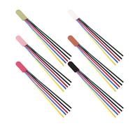 CLISPEED Lot de 6 Marque-Pages en Cuir PU pour Bible Rubans Bibliques Colorés Accessoire Chrétien pour Lecture Outil D’Annotation Polyvalent et Compagnon de Lecture pour Femmes et