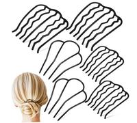 CLISPEED Lot De 6 Peignes à Cheveux Métalliques Petits Multi-tailles Pour Coiffure Chignon Femmes Usage Quotidien Polyvalent Artisanaux