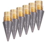 CLISPEED Lot de 6 Pointes de Rechange en Graphite pour Crayons sans Encre Tête de Crayon Éternelle Résistante Écriture Fluide pour Bureau Études
