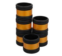 CLISPEED Lot de 6 raccords réfléchissants en caoutchouc pour échafaudage de précision pour construction et rénovation Accessoires de tuyaux d'échafaudage