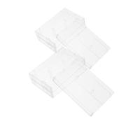 CLISPEED Lot De 6 Supports De Rangement pour Cartouches De Bande Magnétique Boîtier De Protection Transparent en Abs Rétro