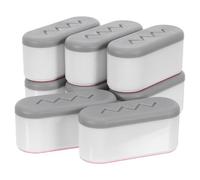 CLISPEED Lot de 8 Coussinets de Protection Auto-Adhésifs pour Siège de Toilette Oval Standard Butoirs Amortisseurs pour Bidet de Bruit et Confort Accessoires Solide pour Maison Hôtel