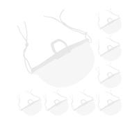CLISPEED Lot de 8 Masques Transparents Anti-Crachat Réutilisables Sangle Ajustable, Confort Léger et Protection Buccale pour Chefs en Restauration Hôtelière