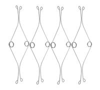 CLISPEED Lot de 8 Ressorts Métalliques 14 X 156 MM pour Fixation Clip Ventilateur Encastré Salle de Bain Accessoires Montage pour Extracteur D’Air Clip pour Grille D’Aération Plafond