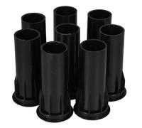 CLISPEED Lot de 8 Tubes D'évent Acoustiques Noirs pour Caisson de Basses, Ouverture 35 Mm, Longueur 80 Mm, Tube de Sortie d'air en Plastique pour Haut-Parleur Basse Fréquence, Accessoire