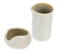 CLISPEED Lot de Récipients Céramique pour Lait et Sauces Pichet à Lait et Tasses à Sucre Conteneurs pour Café Jus et Assaisonnements pour Cuisine Hôtels et Cafés