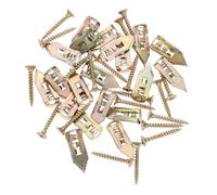 CLISPEED Lot de Vis Autoforeuses Métalliques pour Cloisons Sèches Chevilles Expansion Auto-perceuses pour Fixation de Plafonds et Décorations Résistantes et Stables Remplacement