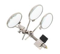 CLISPEED Loupe à Bijoux Réglable 3 Lentilles Pince pour Lunette, Loupe de Bijoutier Professionnelle Légère, pour Réparation Montres, Bijoux et Travaux de Précision