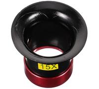 CLISPEED Loupe Grossissante pour Horloger Grossissement 15x, Design Compact en Verre et Métal, Outil de Réparation de Montres pour Pièces de Monnaie et Timbres