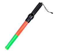 CLISPEED Lumineux LED pour Routière, Baguette Lumineuse Réutilisable Rouge et Verte, 1 Pièce sans Batterie, pour Contrôle de Trafic Extérieur et Industrielle