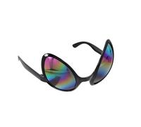CLISPEED Lunettes de soleil extraterrestres amusantes pour adultes avec ajustement confortable et utilisation polyvalente, lunettes fantaisie en plastique pour fête d'Halloween et cosplay, mini