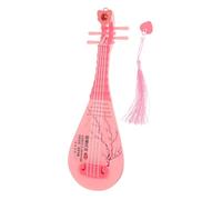 CLISPEED Luth Jouet Musical Éducatif Interactif pour Garçon Et Filles Débutants, Plastique Solide, Effets Sonores Et Lumineux, Jouet Pédagogique D’éveil Musical, Maison Et École, Couleur Rose