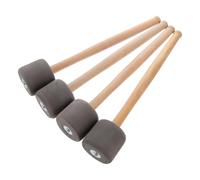 CLISPEED Maillet pour Grosse Caisse Manche Bois 12.60 Pouces Maillet Tambour Accessoire Percussion pour Batteur Professionnel et Répétition